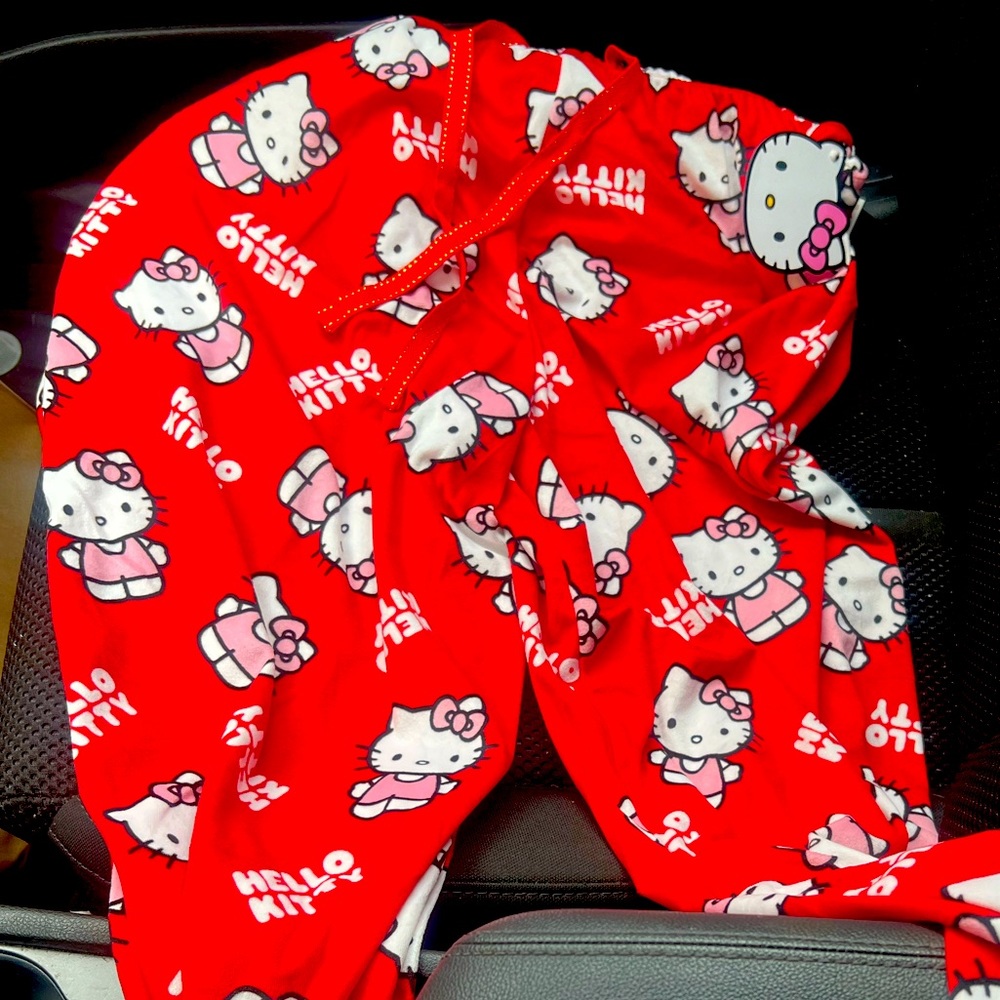 Red Hello Kitty Pajamas - Picture 2 of 3